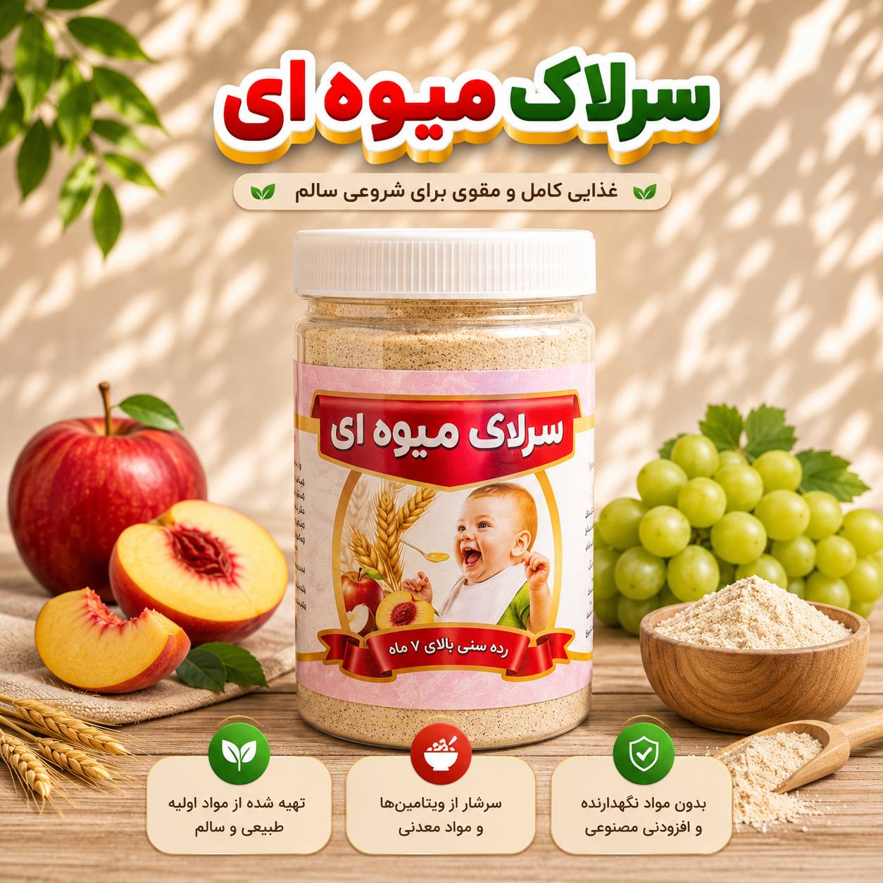 سرلاک میوه ای