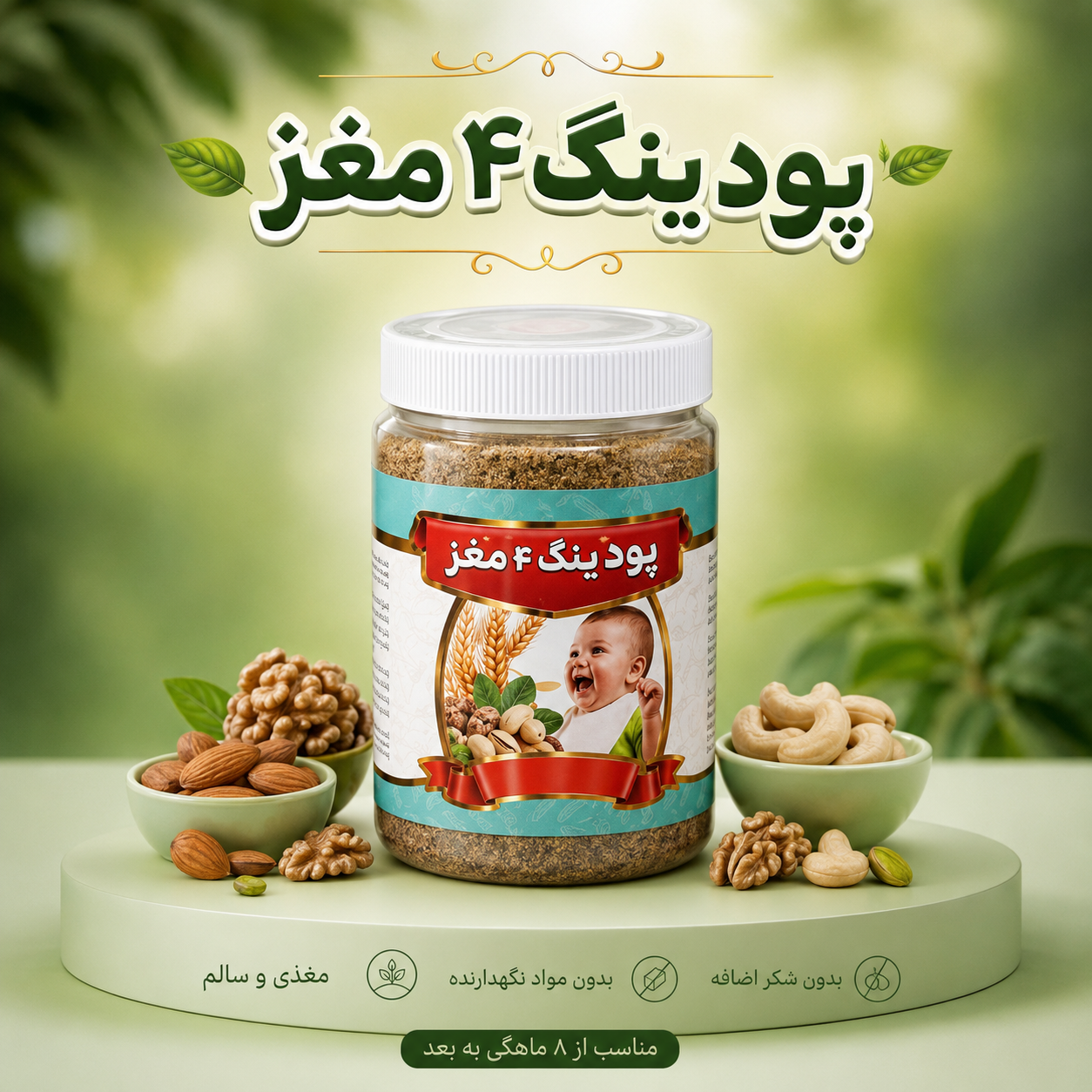 پودینگ ۴مغز