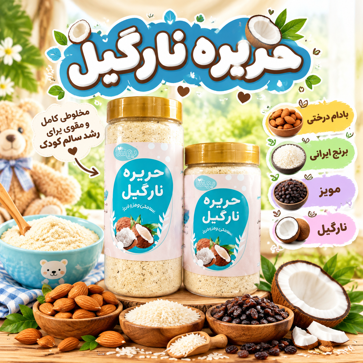 حریره نارگیل