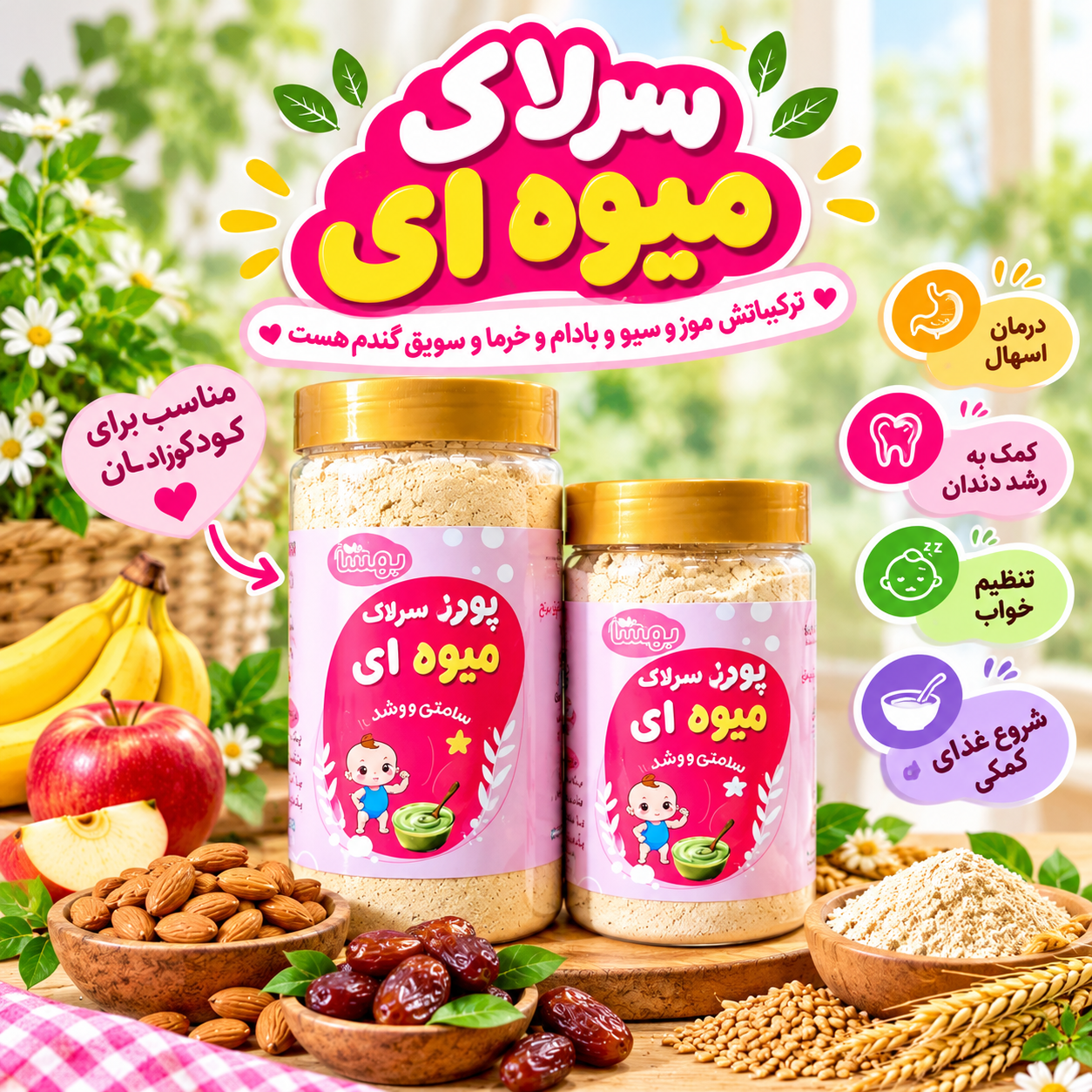 سرلاک میوه ای