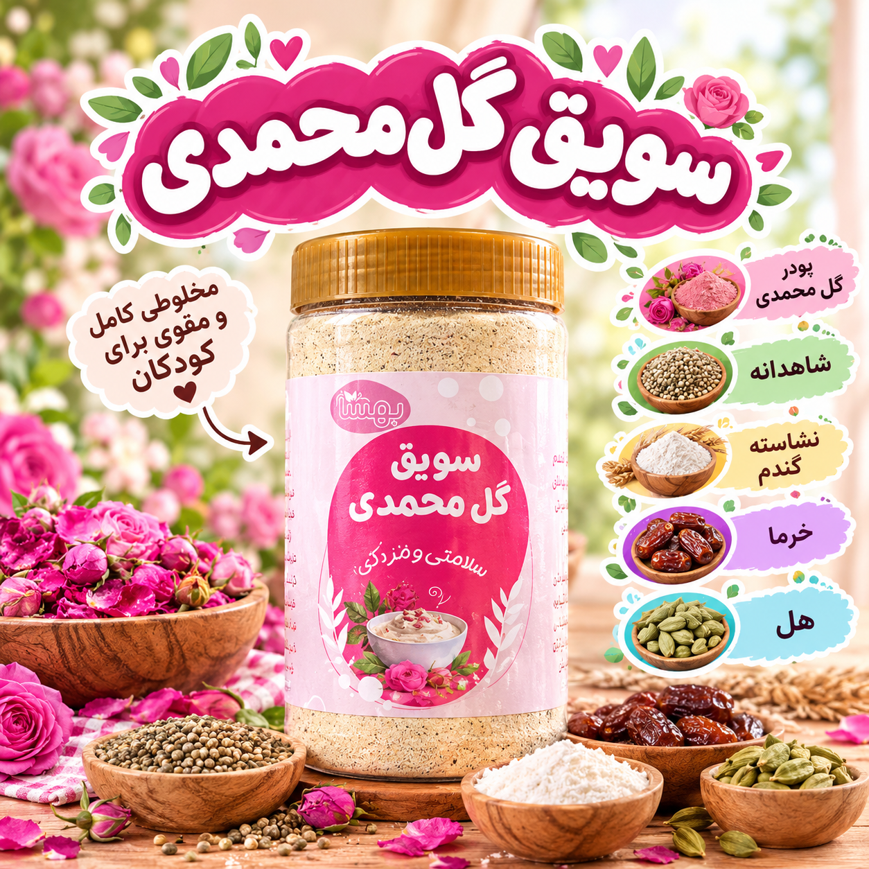 سویق گل محمدی